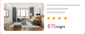 Listing card